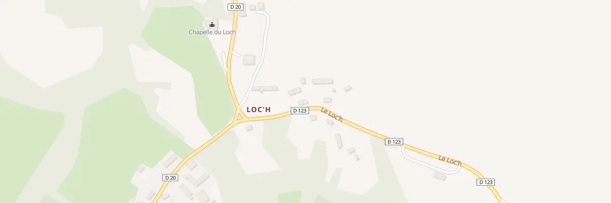 Plan du 20 Le Loc’h à Peumerit-Quintin