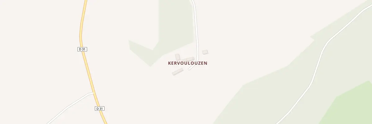 Plan du 498 Kervoulouzen à Kergrist-Moëlou