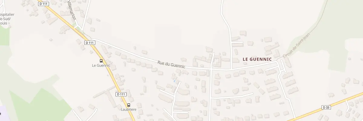 Plan du 19 Rue du Guennic à Riantec