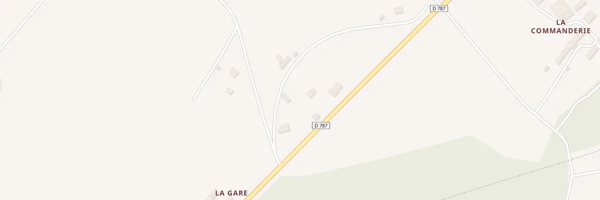 Plan du 18 La Gare à Pont-Melvez
