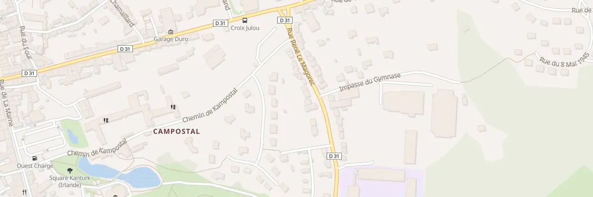 Plan du 18 Rue René Le Magorec à Rostrenen