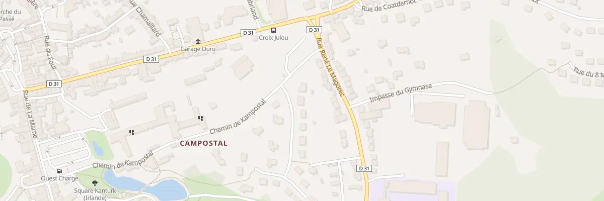 Plan du 5 Lot de Campostal à Rostrenen
