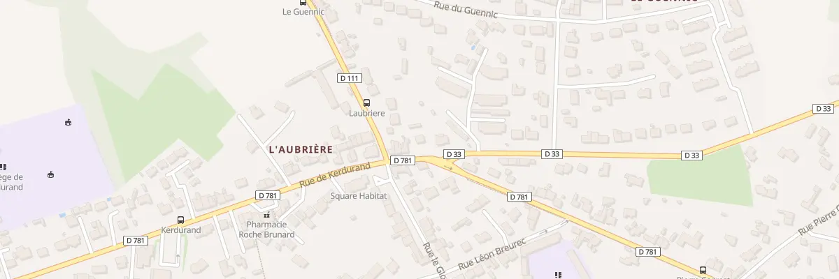 Plan du 54 Rue Abbé Alain le Blevec à Riantec