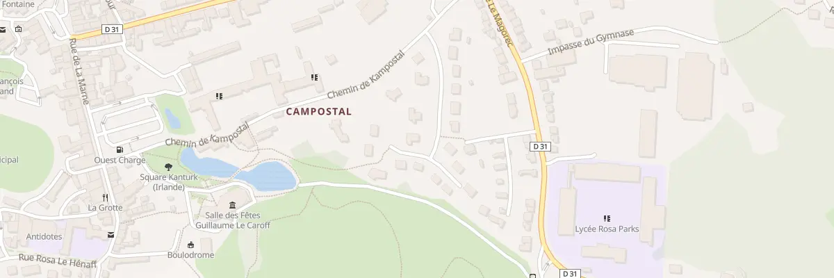 Plan du 4 Lot de Campostal à Rostrenen