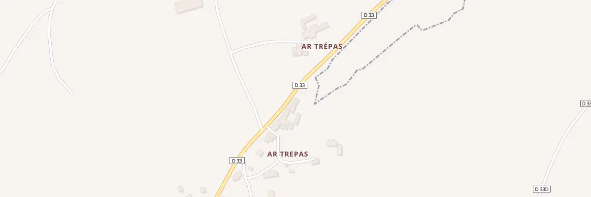Plan du 10 Ar Trépas à Berhet