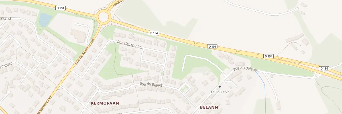 Plan du 31 Rue des Genêts à Lanester