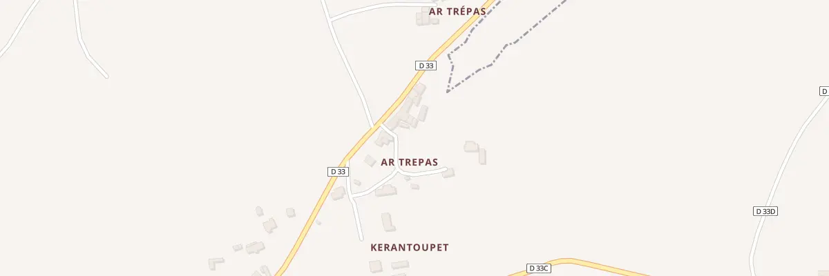 Plan du 6 Ar Trépas à Berhet