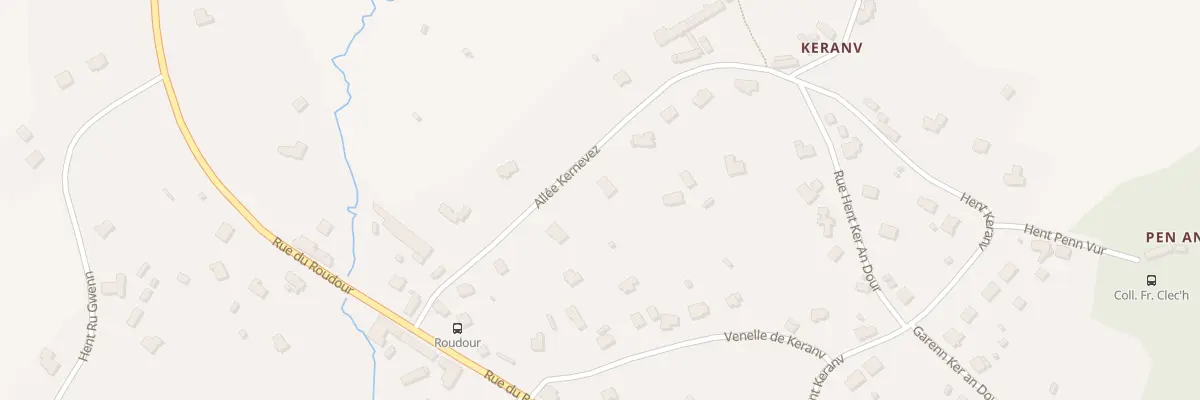 Plan du 10 All Kernevez à Bégard