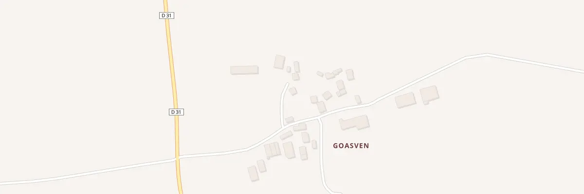 Plan du 161 Goasven à Kergrist-Moëlou