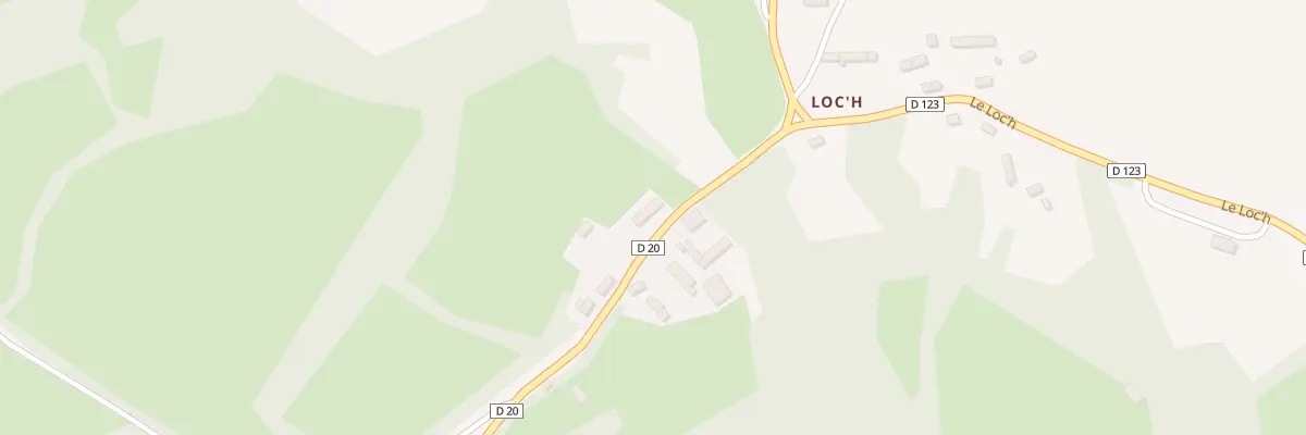 Plan du 30 Le Loc’h à Peumerit-Quintin