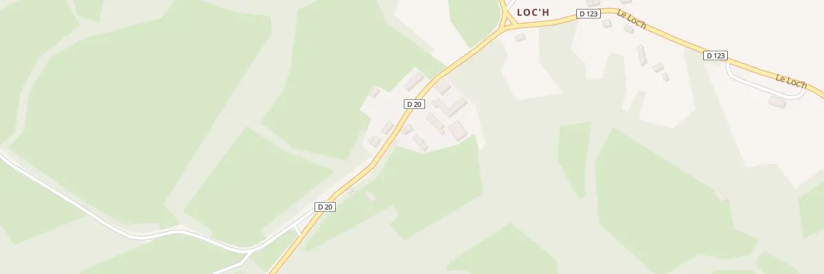 Plan du 43 Le Loc’h à Peumerit-Quintin