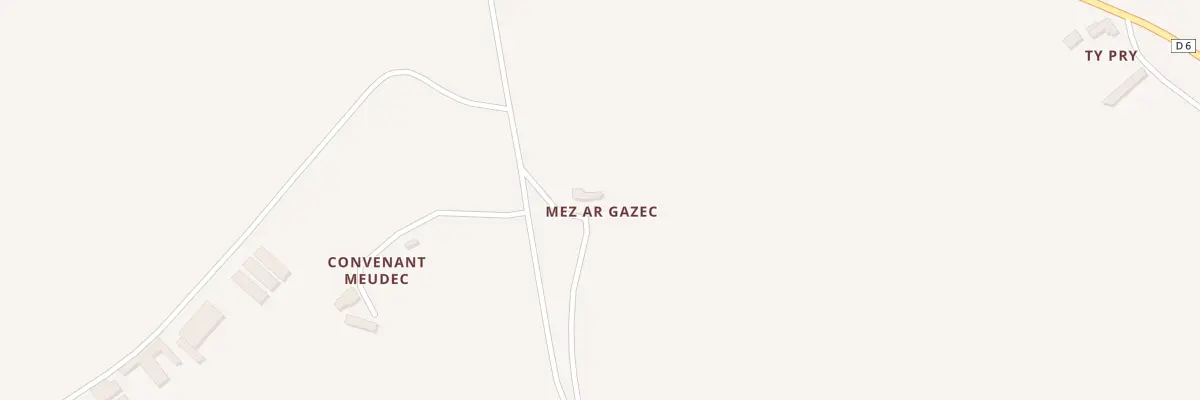 Plan du 5136 Mez ar Gazec à Coatréven