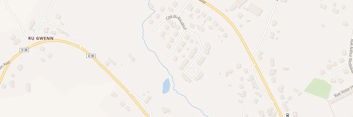 Plan du 21 Cité du Roudour à Bégard