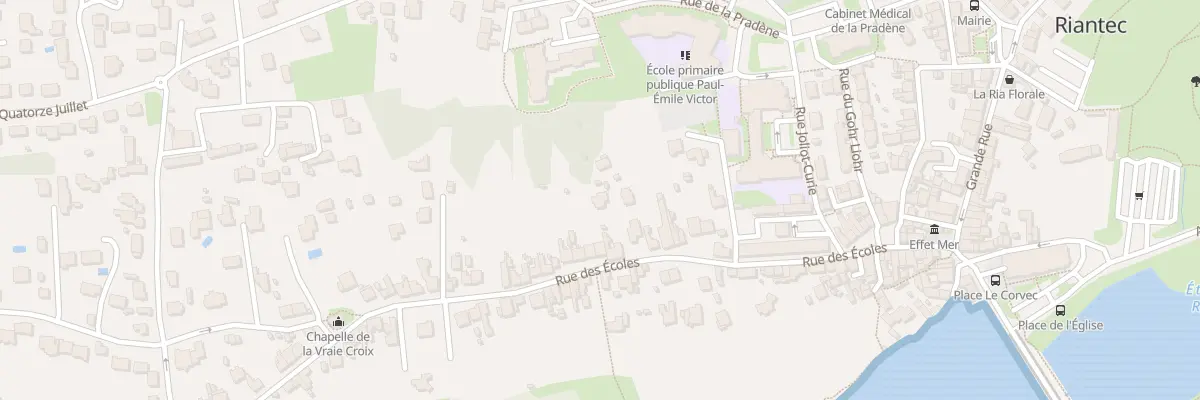Plan du 36 Rue des Ecoles à Riantec