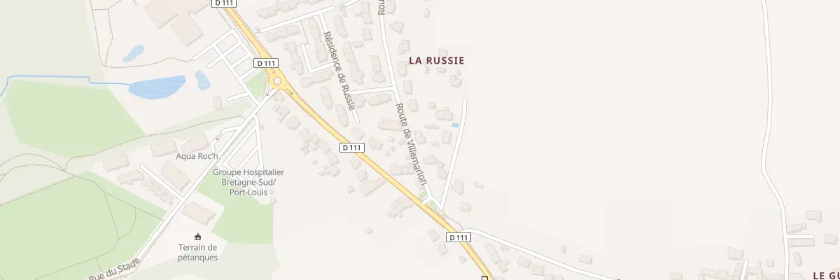 Plan du 12 Rte de Villamarion à Riantec