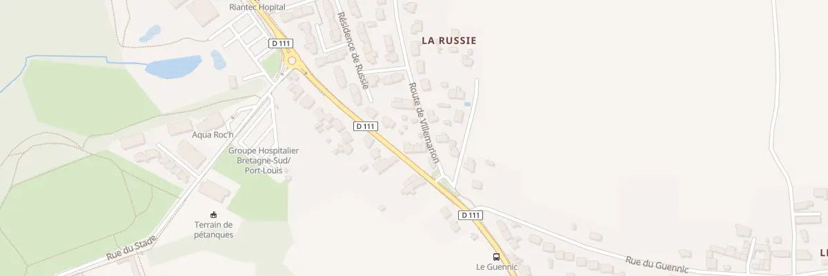 Plan du 32 Rue de Laubrière à Riantec