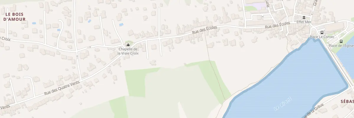 Plan du 65 Rue des Ecoles à Riantec