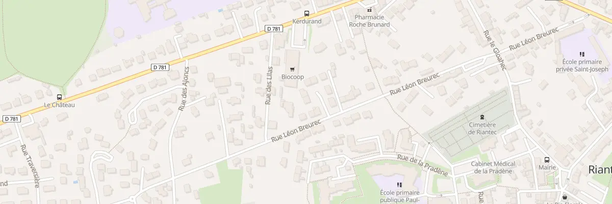 Plan du 48 Rue Léon Breurec à Riantec