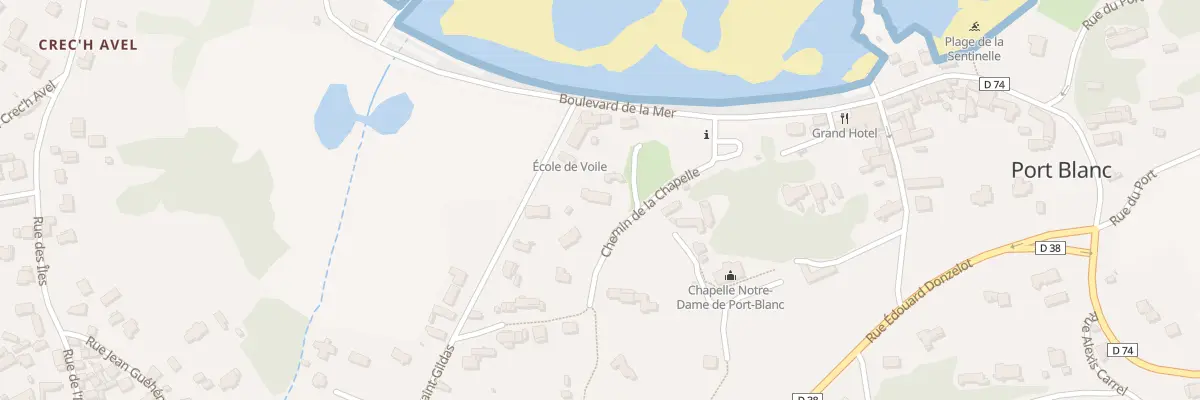 Plan du 7 Che de la Chapelle à Penvénan