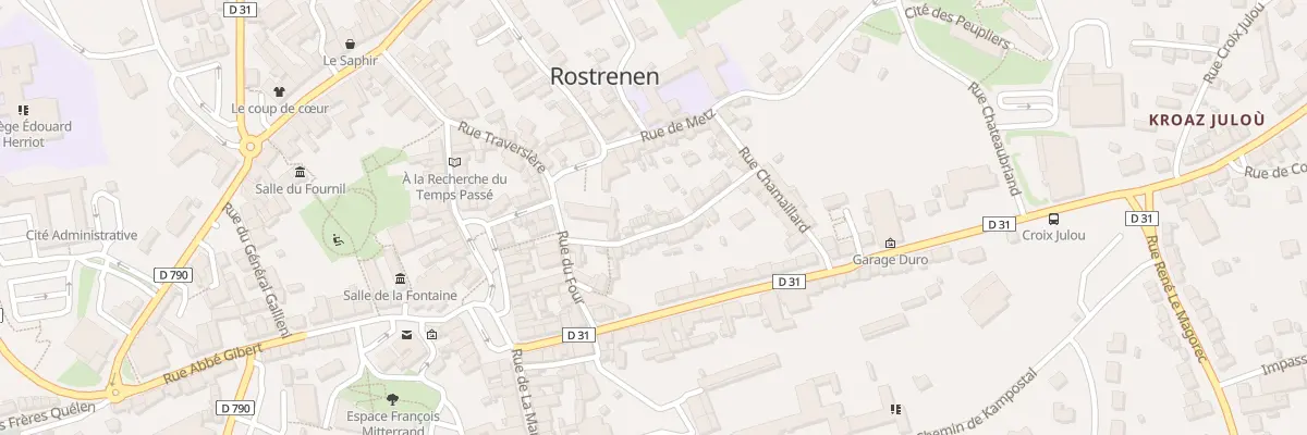Plan du 3 Rue du 1er Connetable à Rostrenen
