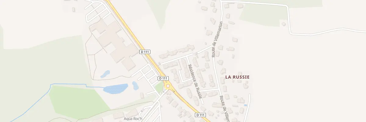 Plan du 15 Res la Russie à Riantec