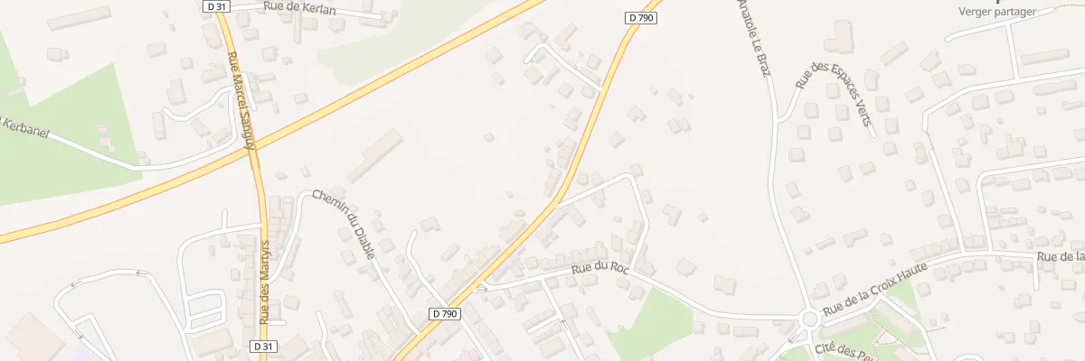 Plan du 15 Rue Henri Rivoal à Rostrenen