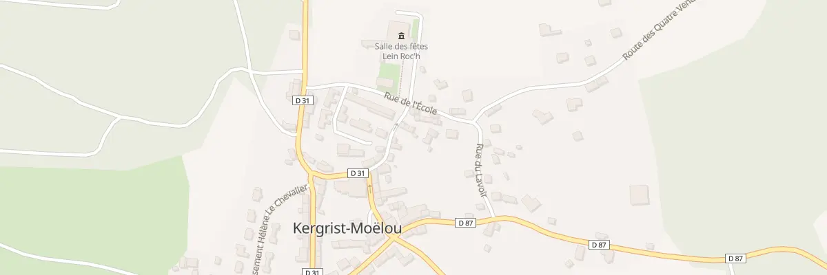 Plan du 66 Rue Pierre le Gloan à Kergrist-Moëlou