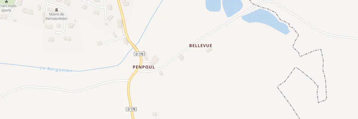 Plan du 5207 Bellevue à Kernascléden