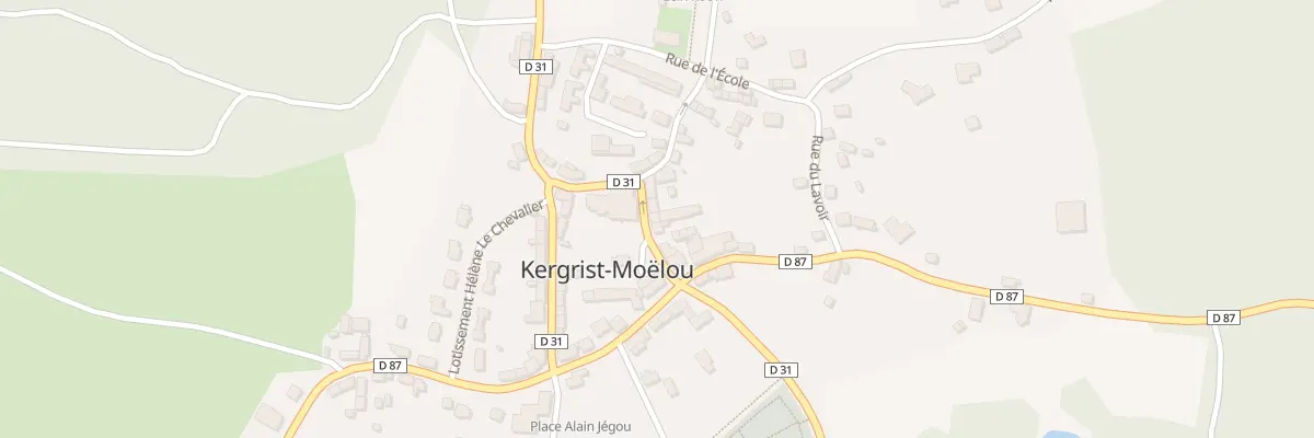 Plan du 6 Rue de l’Eglise à Kergrist-Moëlou