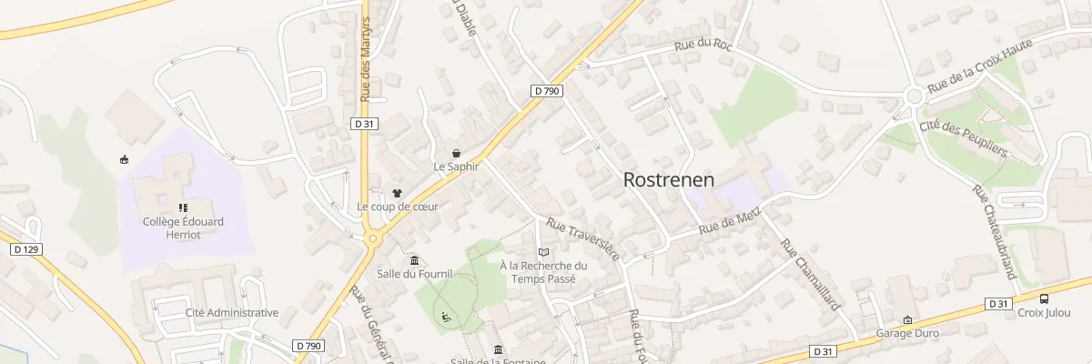 Plan du 18 Rue de Verdun à Rostrenen