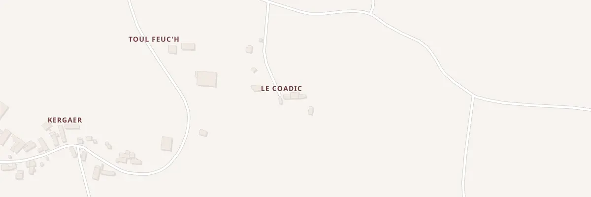 Plan du 5026 Le Coadic à Gurunhuel