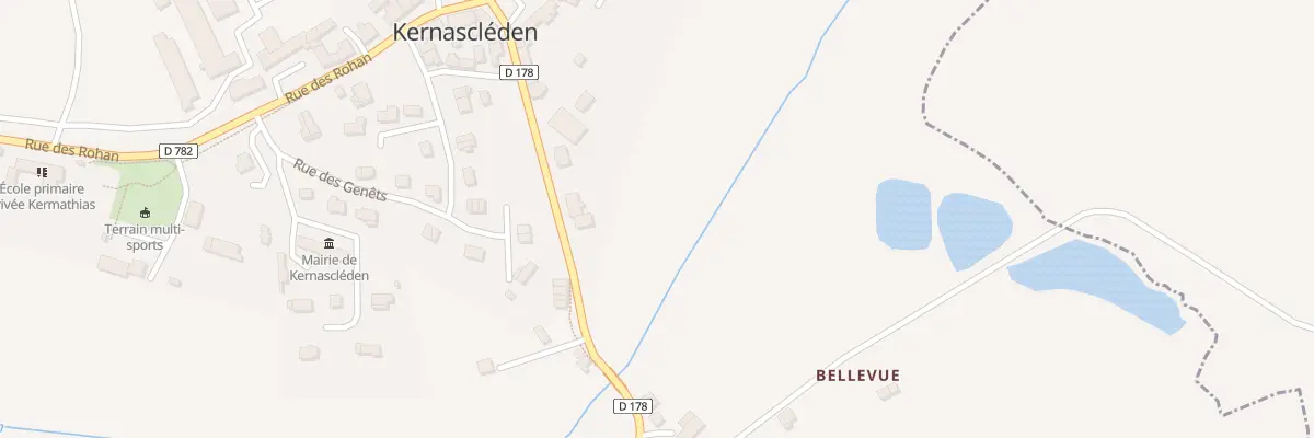 Plan du 5545F Rue de Pempoul à Kernascléden