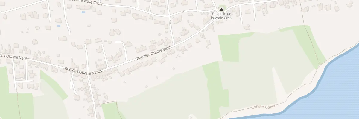 Plan du 1 Rue des Quatre Vents à Riantec