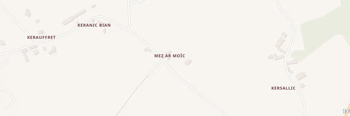 Plan du 5103 Mez ar Moic à Coatréven