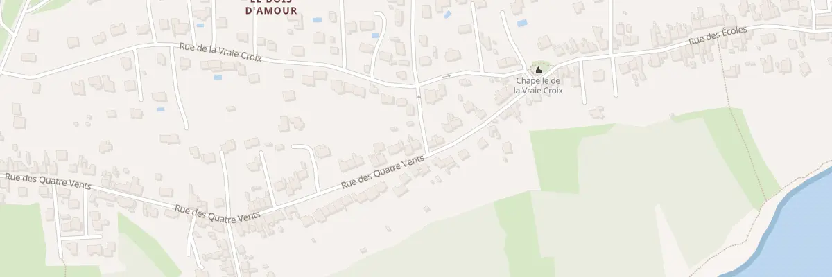 Plan du 2 Rue des Quatre Vents à Riantec