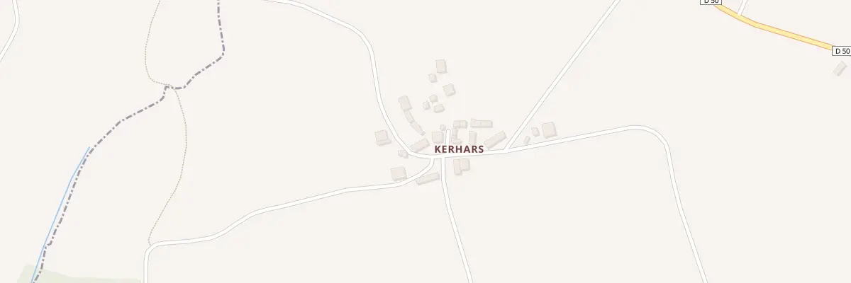 Plan du 8 Kerhars à Maël-Pestivien