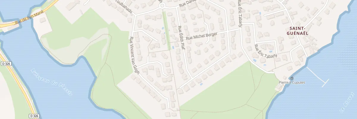 Plan du 16 Rue Edith Piaf à Lanester