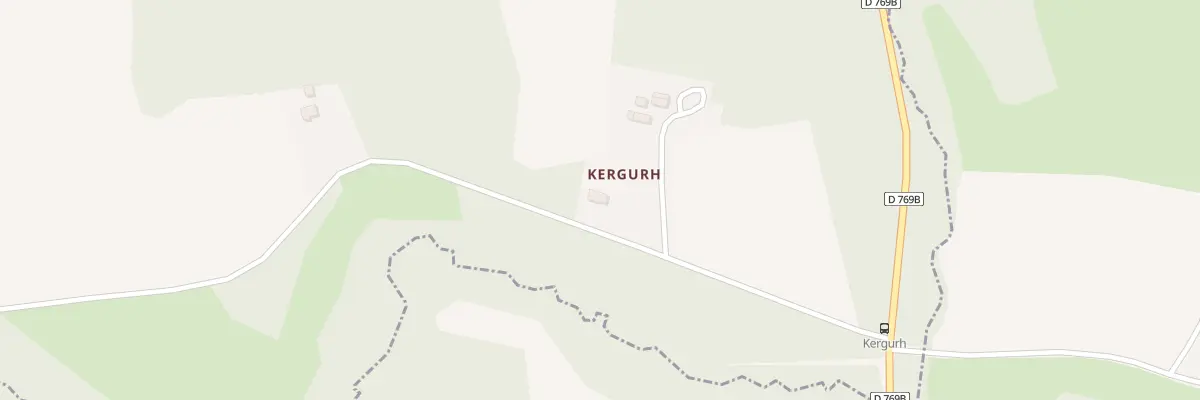 Plan du 2 Kergurh à Cléguer