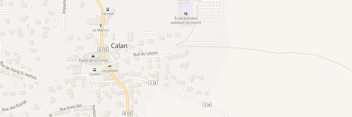 Plan du 8 Imp Clos du Levant à Calan