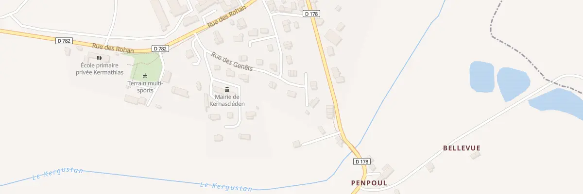 Plan du 1 Imp des Ajoncs à Kernascléden