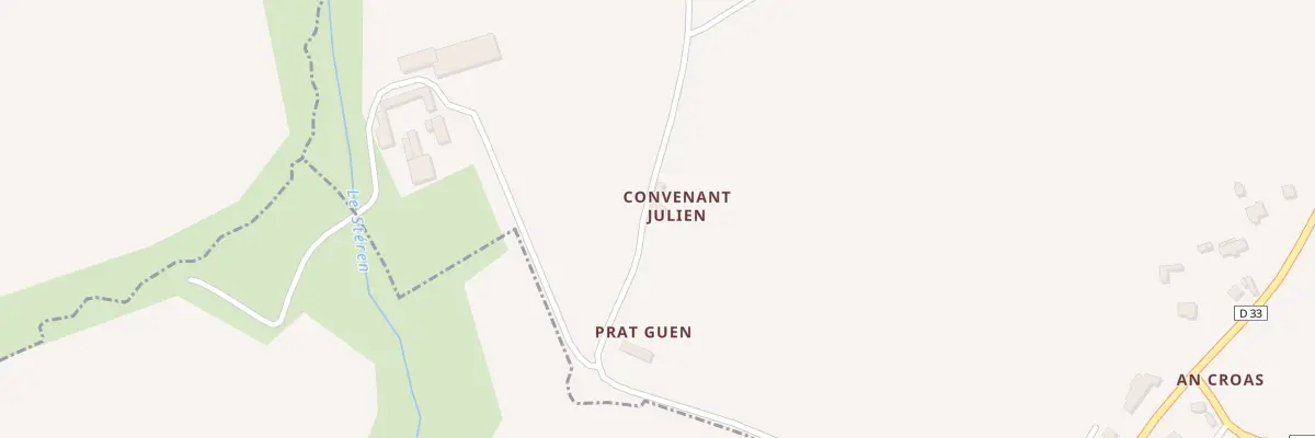Plan du 1 Convenant Julien à Berhet