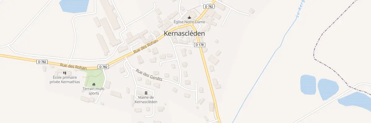 Plan du 6 Rue du 7 Juin 1955 à Kernascléden