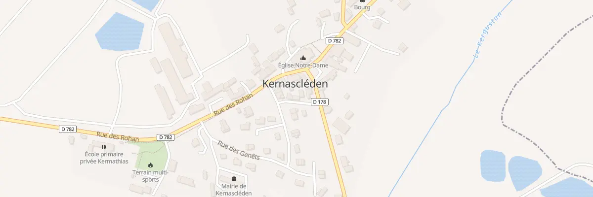 Plan du 3 Rue Jean Hellegouarch à Kernascléden