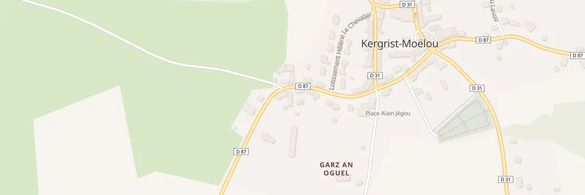 Plan du 13 Rue Etienne le Meur à Kergrist-Moëlou