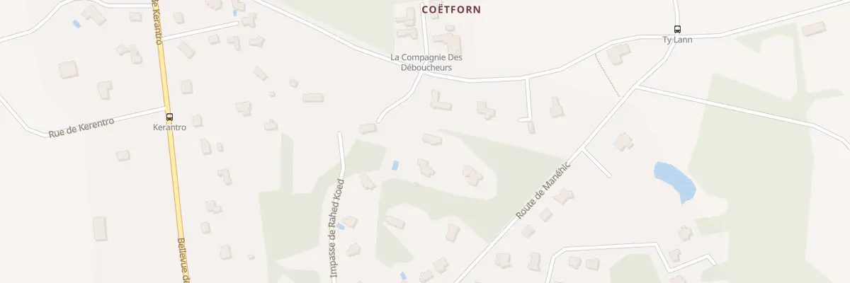 Plan du 140 Rte de Manéhic à Caudan