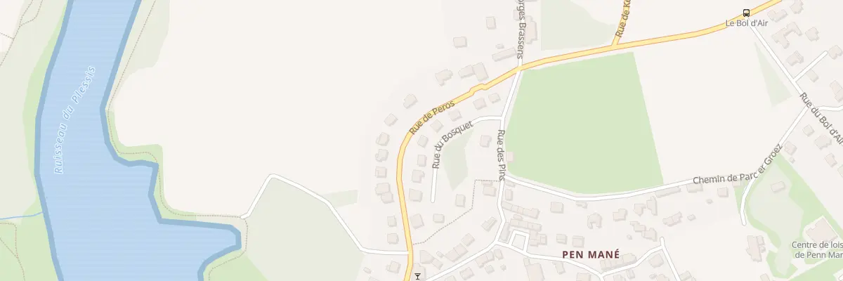 Plan du 10 Rue du Bosquet à Lanester