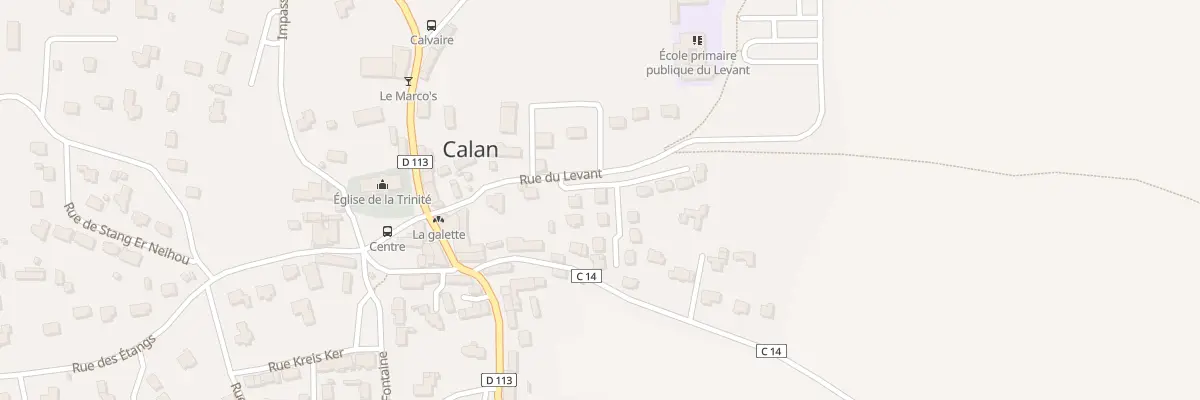 Plan du 4 Imp Clos du Levant à Calan