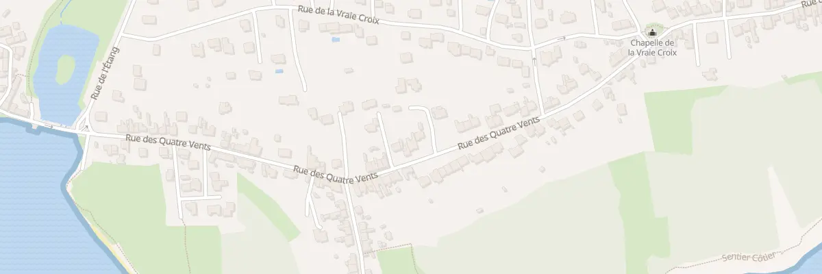 Plan du 26 Rue des Quatre Vents à Riantec