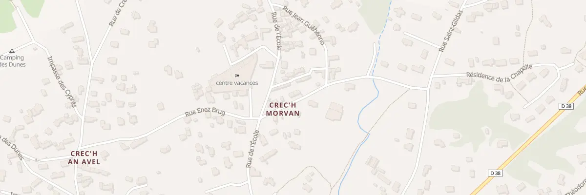 Plan du 5 Rue de Crech Morvan à Penvénan
