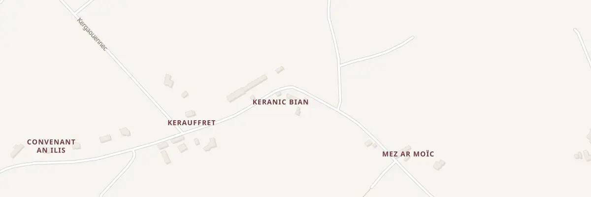 Plan du 5101 Keranic Bian à Coatréven